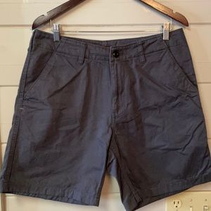 Patagonia Gray Organic Cotton Shorts Size 34.